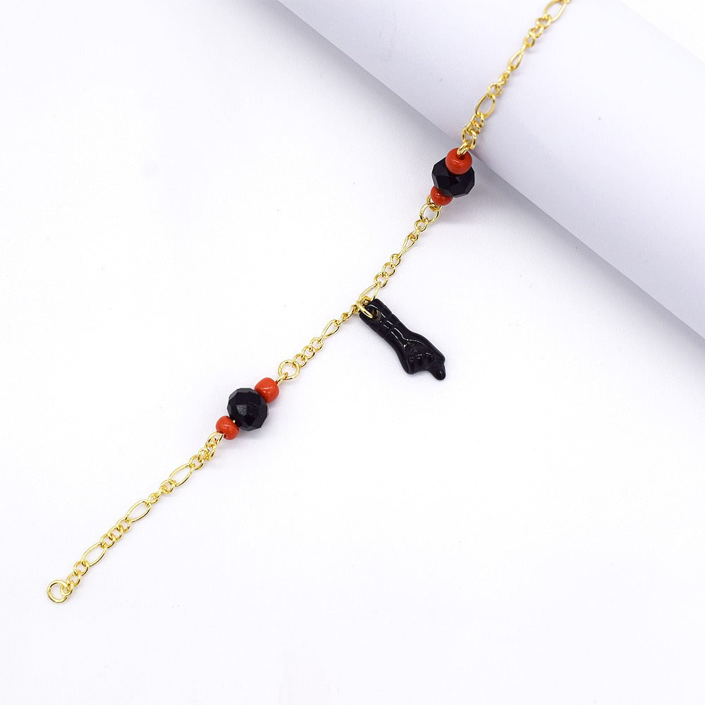 18k Layered Real Gold Filled azbche bracelet 6 inches