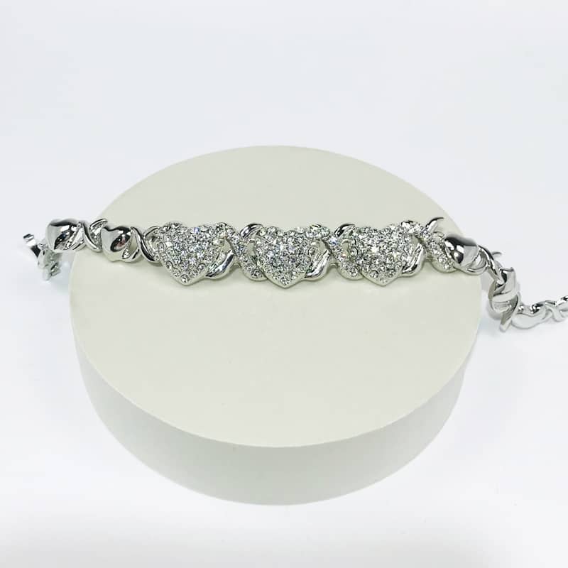 HUGS &KISSES xo set silver Layered gold Plated #108