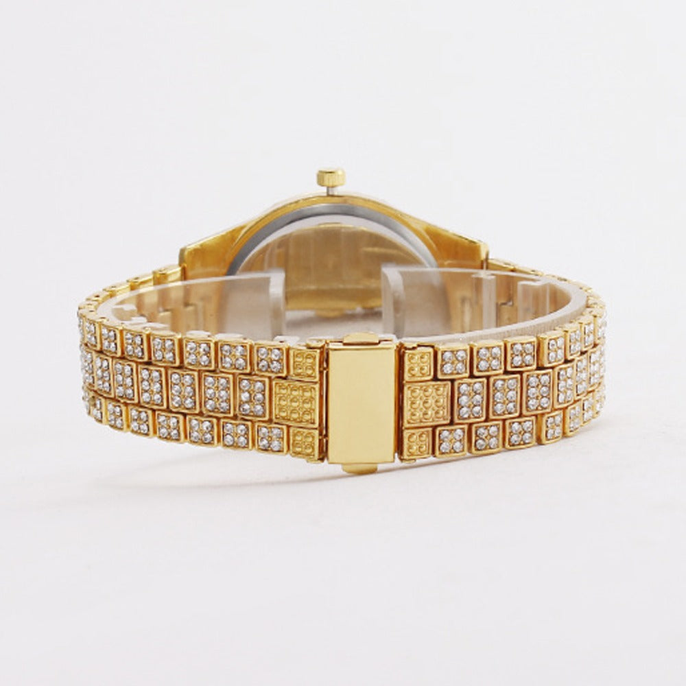 Iced out Presidential watch baguettes settings high quality unisex hip hop #5