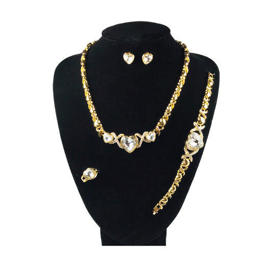 HUGS &KISSES xo set gold Plated #172