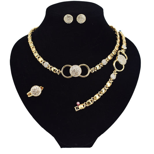 HUGS &KISSES xo set gold Plated #2