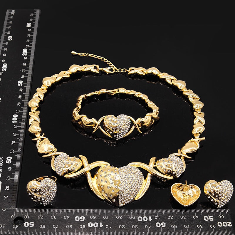 HUGS &KISSES xo set gold Plated #37