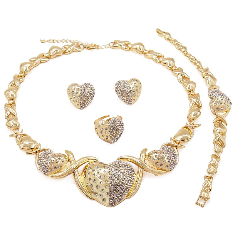 HUGS &KISSES xo set gold Plated #37