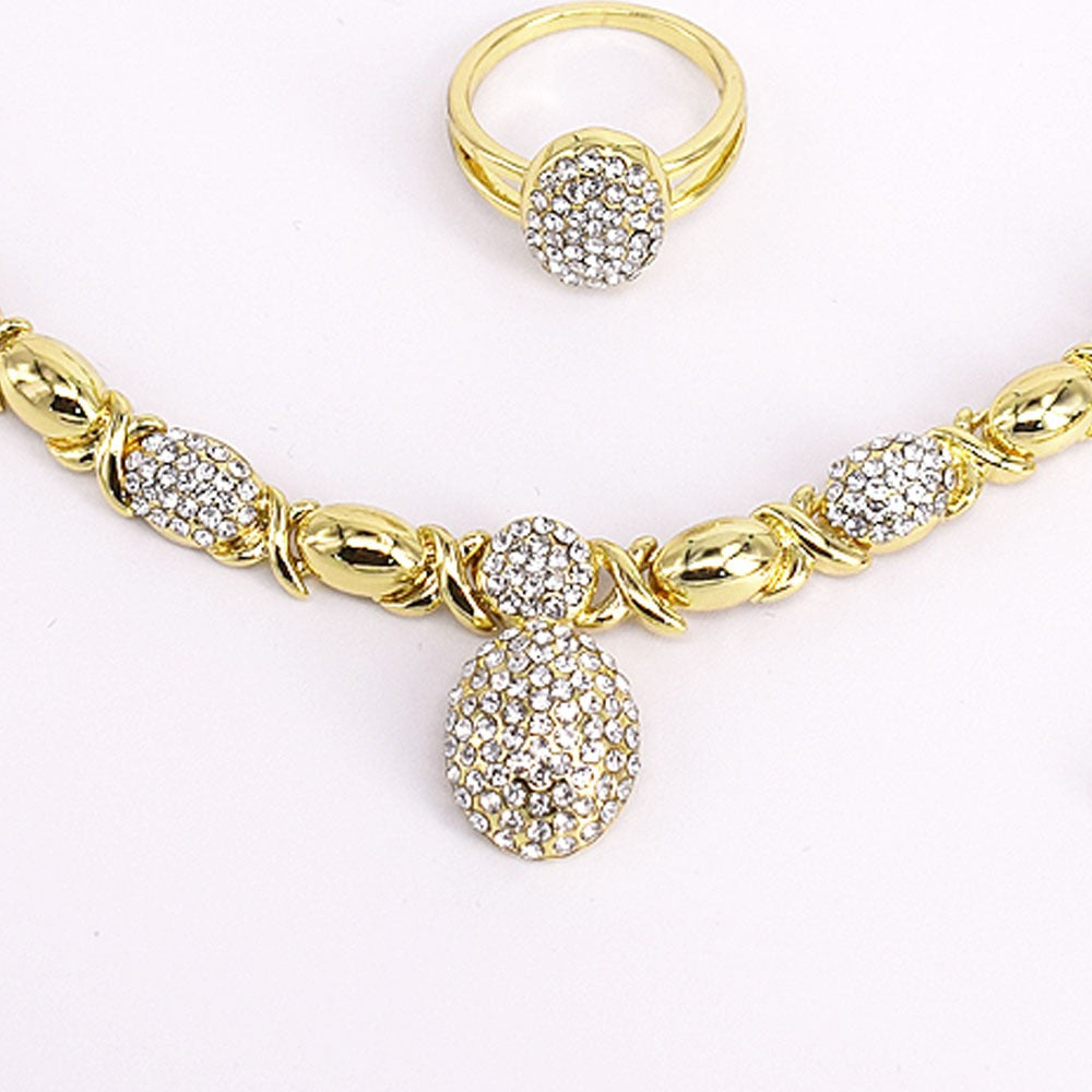 HUGS &KISSES xo set gold Plated #6