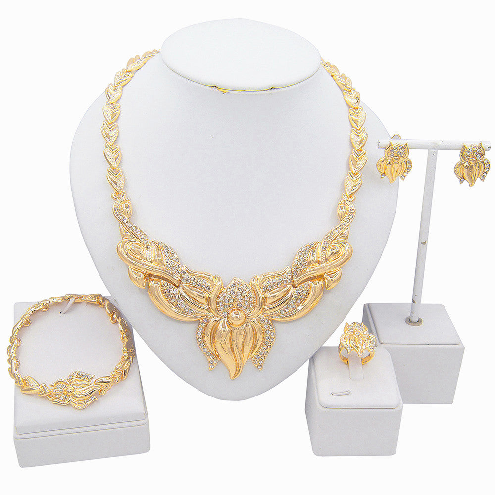 HUGS &KISSES set gold Plated #84