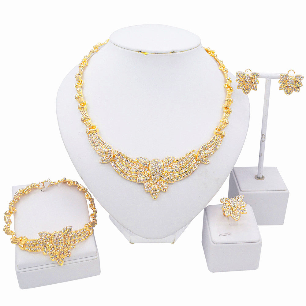 HUGS &KISSES xo set gold Plated #82