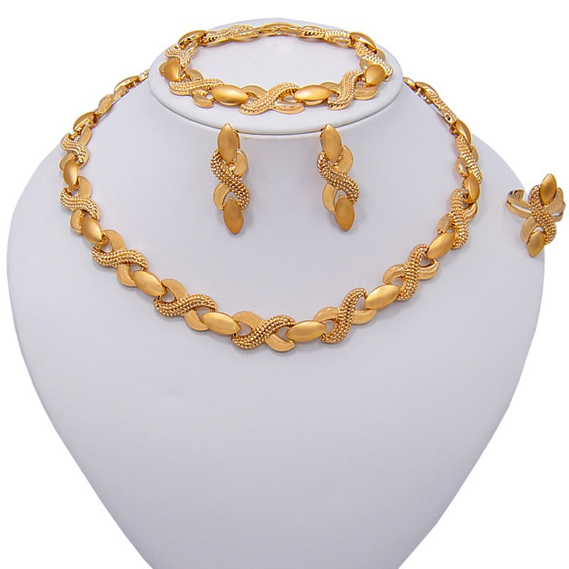 HUGS &KISSES xo set gold Plated #99