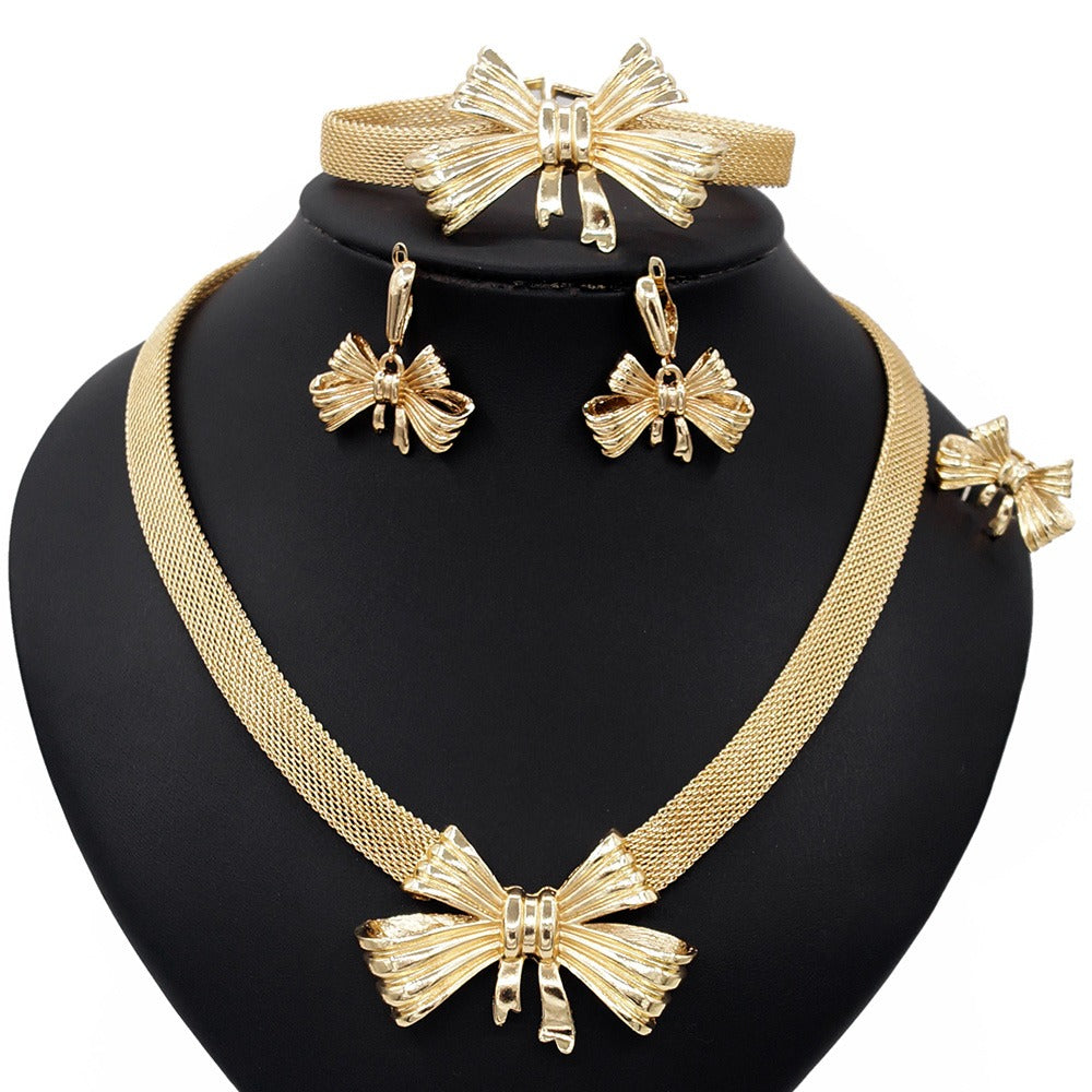 HUGS &KISSES set gold Plated #139