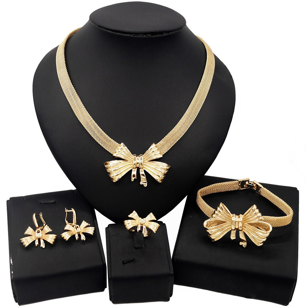 HUGS &KISSES set gold Plated #139