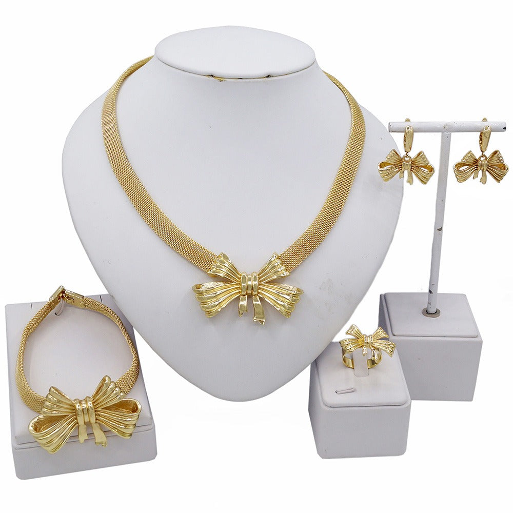 HUGS &KISSES set gold Plated #139