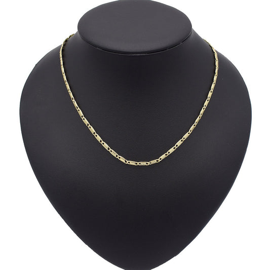 18k Layered Real Gold Filled necklace chain 24 inches