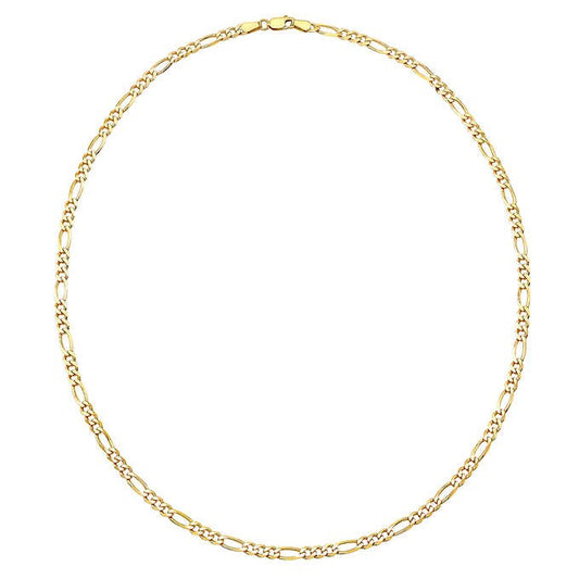 18k Layered real gold Plated Figaro link anklet bracelet #6